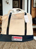 Custom Logo Embroidered Canvas Tote