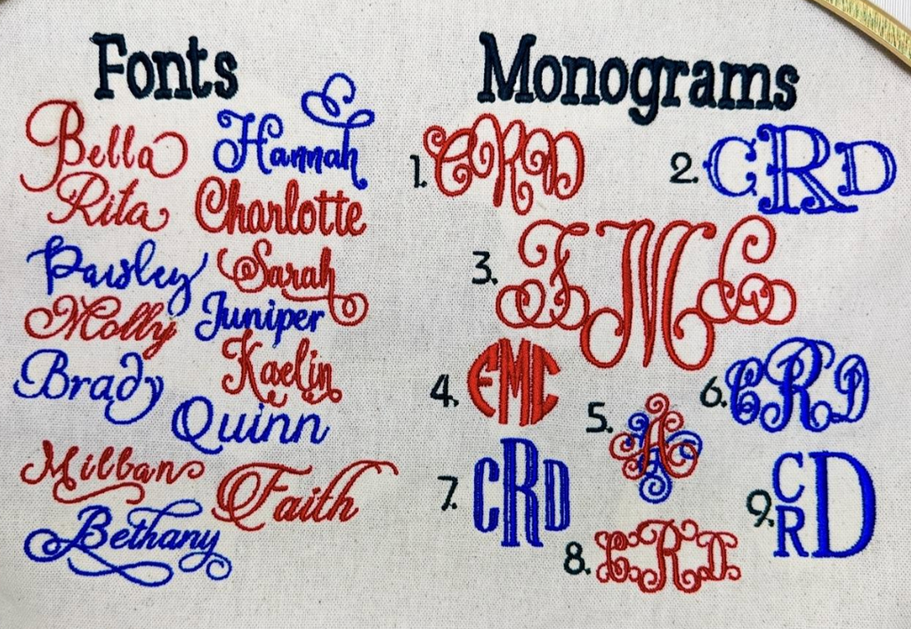 Custom Monogrammed Bouquet Sash